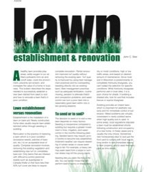 Lawn Establishment & Renovation